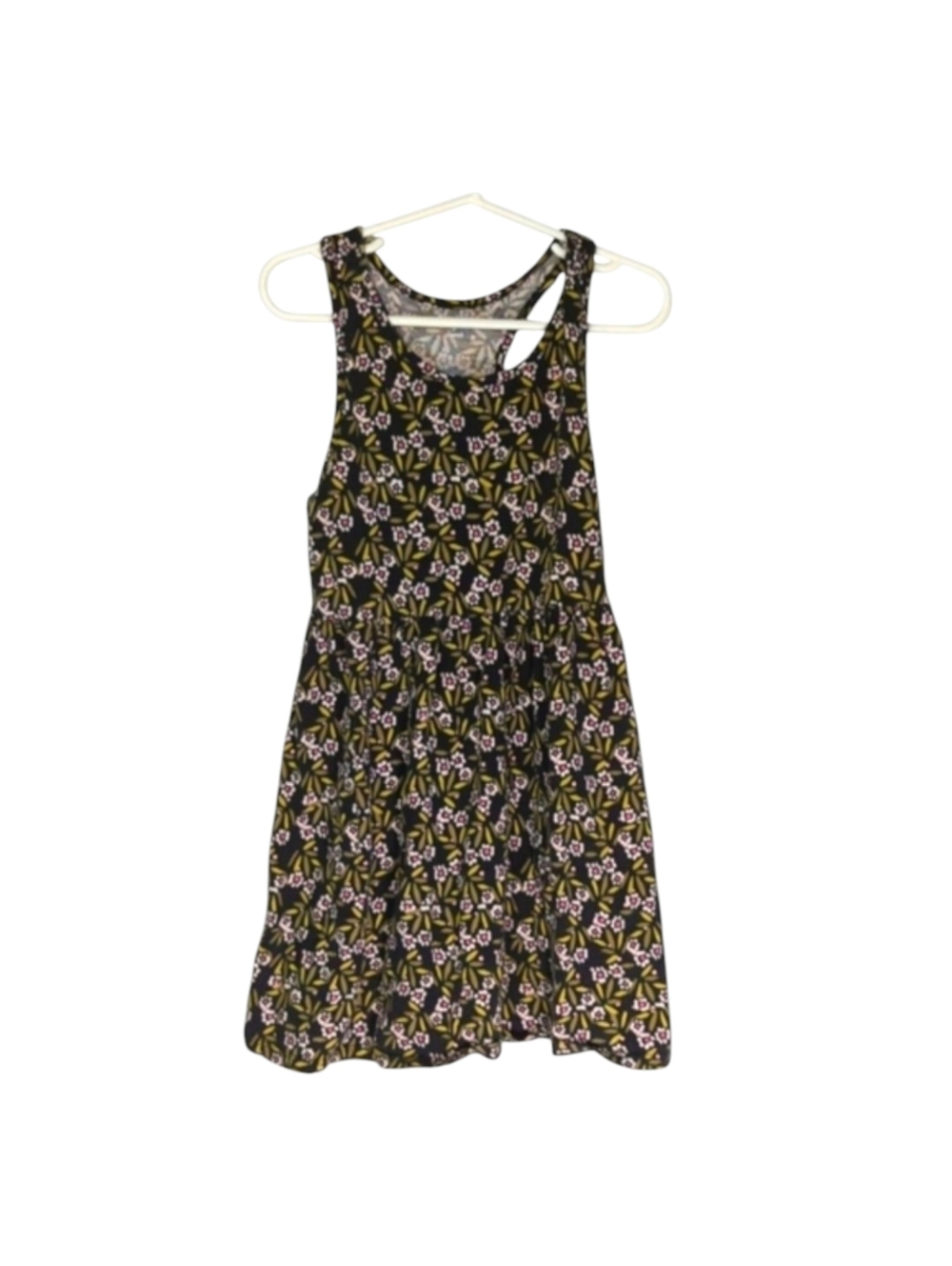 Gymboree Black Floral Racer Back Sundress